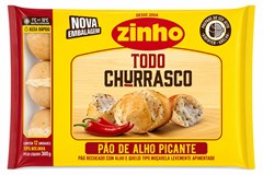 PAO DE ALHO BOLINHA PICANTE ZINHO 300G