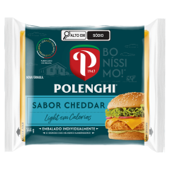 SANDWICH-IN CHEDDAR LIGHT POLENGHI 144G