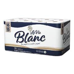 PAPEL HIGIENICO LA VIE BLANC FOLHA DUPLA 30METROS LEVE 12 PAGUE 11 UNIDADES