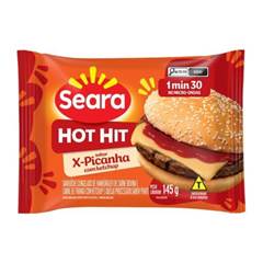 SANDUICHE HOT HIT  PICANHA SEARA 145G