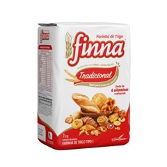 FARINHA DE TRIGO FINNA TRADICIONAL PAPEL 1KG