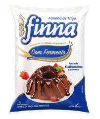 FARINHA TRIGO FINNA VITAMINAD COM FERMENTO 1KG