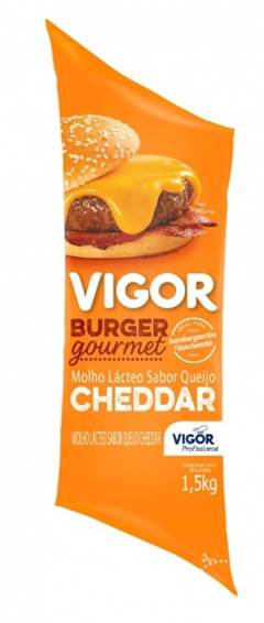 MOLHO QUEIJO CHEDDAR VIGOR  1,5KG