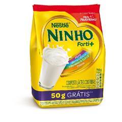 COMPOSTO LACTEO NINHO FORTI+ 750G GRATIS 50G