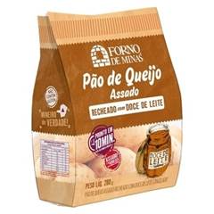 PAO DE QUEIJO RECHEADO DOCE DE LEITE FORNO DE MINAS 280G