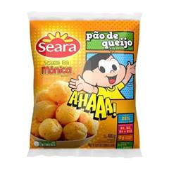 PAO DE QUEIJO SEARA TURMA DA MONICA CONGELADA 400G
