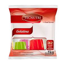 GELATINA EM PO TECNUTRI CEREJA PCT 1KG