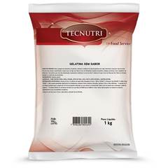 GELATINA PO SEM SABOR TECNUTRI 1KG