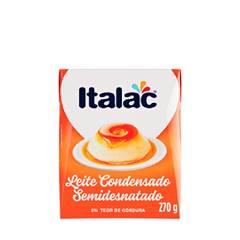 LEITE CONDENSADO ITALAC SEMIDESNATADO UHT 270G