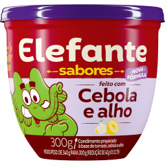 EXTRATO DE TOMATE ELEFANTE CEBOLA E ALHO 300G