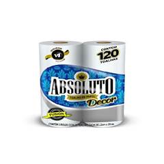 PAPEL TOALHA ABSOLUTO DECOR C/2 X60FLS