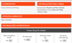 COXA E SOBRECOXA DE FRANGO COPACOL SEM OSSO KG