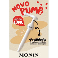 BOMBA XAROPE MONIN 700ML BRANCA UND