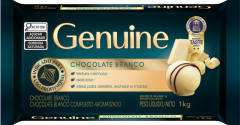 CHOCOLATE EM BARRA BRANCO GENUINE 2,1KG