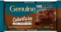 COBERTURA GENUINE AO LEITE BARRA 1KG