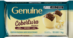 COBERTURA GENUINE BRANCA BARRA 1KG