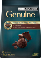 CHOCOLATE MOEDAS GENUINE MEIO AMARGO 2,05KG