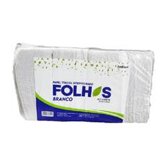 PAPEL TOALHA INTERFOLHADO FOLHAS BRANCO 20X21CM 1000FOLHAS