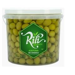 AZEITONA VERDE RILLI COM CAROCO GRANDE 2KG