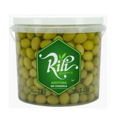 AZEITONA VERDE RILLI C/CAR MIUDA 2KG