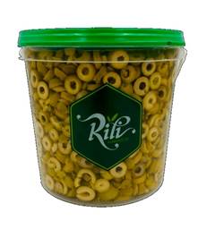 AZEITONA VERDE RILLI FATIADA 1,8KG