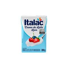 CREME DE LEITE LEVE 10% GORD ITALAC 200G