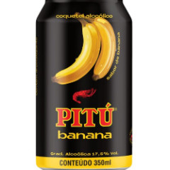 AGUARDENTE PITU BANANA 350ML
