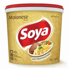 MAIONESE SOYA BALDE 3KG