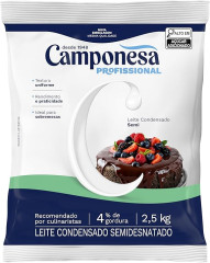 LEITE CONDENSADO CAMPONESA SEMI-DESNATADO 2,5KG