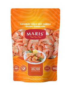 CAMARAO PRE COZIDO SEM CABECA MARIS IQF 71/90 45/60 300G