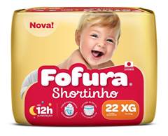 FRALDA DESCARTAVEL FOFURA SHORT MEGA XG 22UND