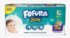 FRALDA DESCARTAVEL FOFURA BABY MEGA P 36UND