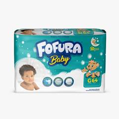 FRALDA DESCARTAVEL FOFURA BABY HIPER G 64UND