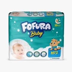 FRALDA DESCARTAVEL FOFURA BABY HIPER M 72UND