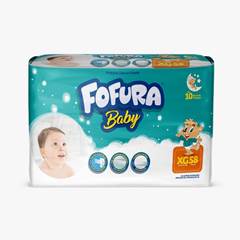 FRALDA DESCARTAVEL FOFURA BABY HIPER XG 58UND