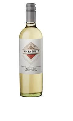 VINHO ARGENTINO BRANCO SANTA JULIA TORRONTS 750ML