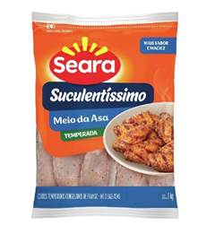 FRANGO MEIO DA ASA SEARA TEMPERADO IQF 1KG