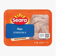 ASA DE FRANGO SEARA CONGELADO BANDEJA 1KG
