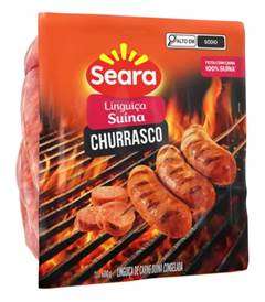 LINGUICA SUINA CHURRASCO SEARA CONGELADA 600G