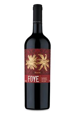 VINHO CHILENO FOYE RESERVA TINTO CARMENERE 750ML