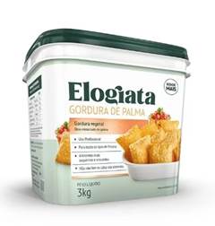 MARGARINA ELOGIATA COM SAL 60% LIPIDIOS BALDE 3KG