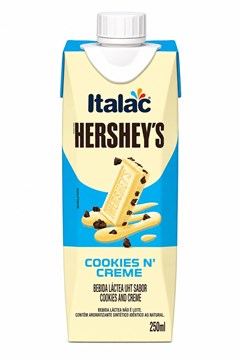 BEBIDA LACTEA ITALAC HERSHEY S 15G COOKIES AND CREAM 250ML