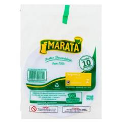 Prato Descartavel Marata 15cm C/10un