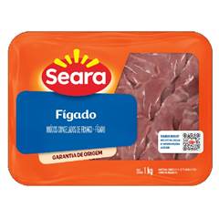 FIGADO DE FRANGO SEARA 1KG (APROX. 1,100)