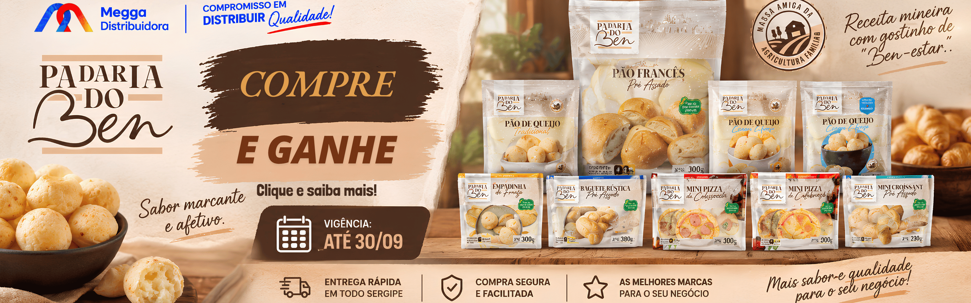 COMPRE E GANHE PADARIA DO BEN