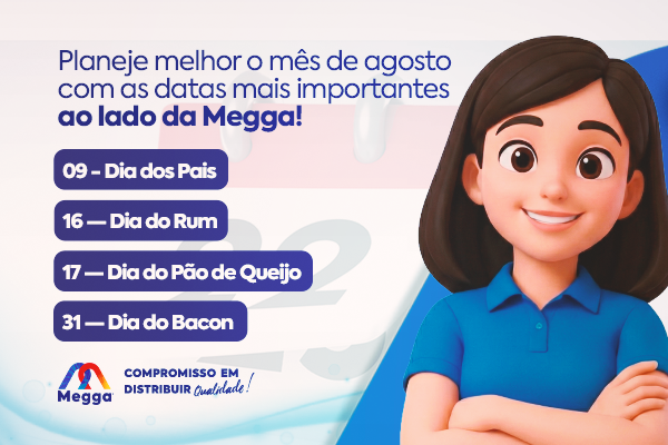 CALENDÁRIO COMERCIAL AGOSTO